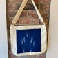 "Big Blue Stem" Cyanotype Zippered Canvas Tote Bag