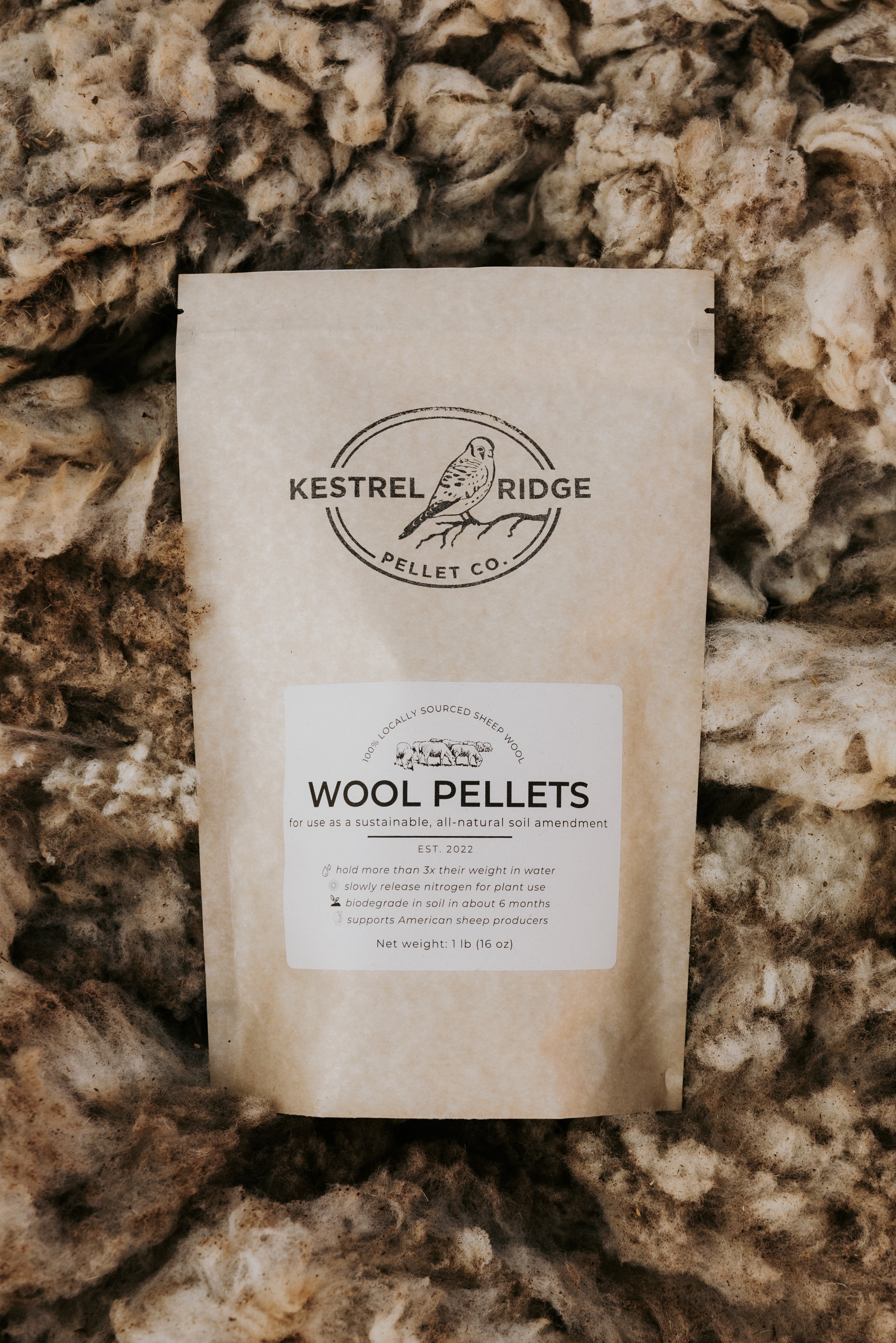 Wool Pellets Kestrel Ridge Pellet Company